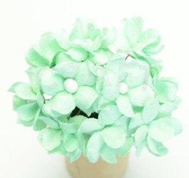 Kwiaty Filipinki - miętowe 10szt