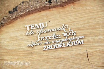 TEMU, KTO CI OFIAROWAŁ KROPLĘ..