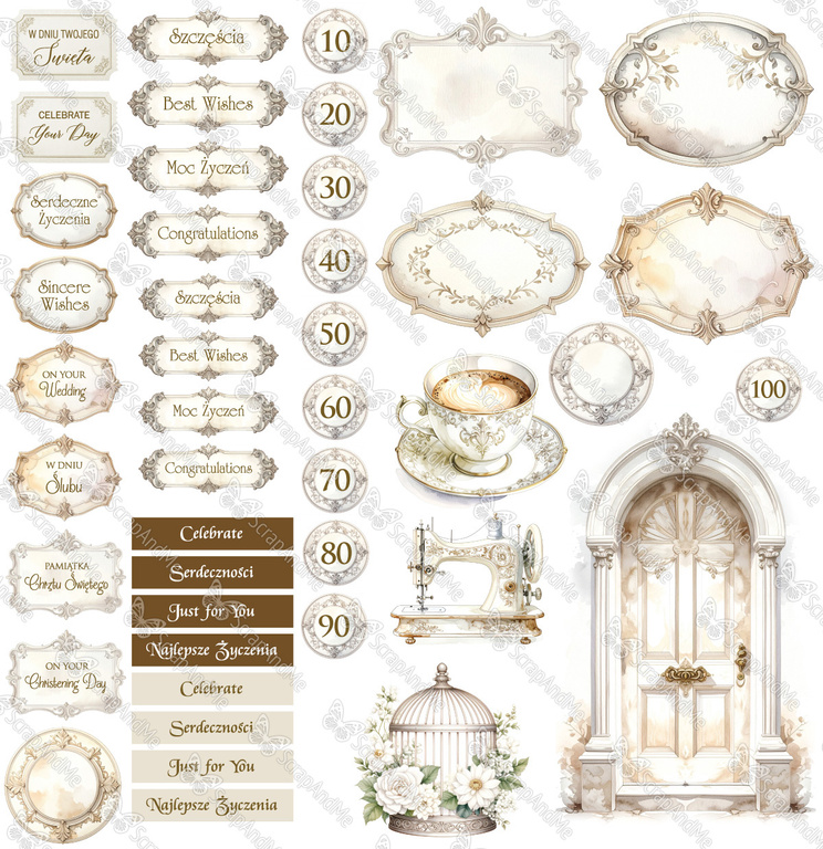 Simple Story 4 - zestaw papierów 30x30cm