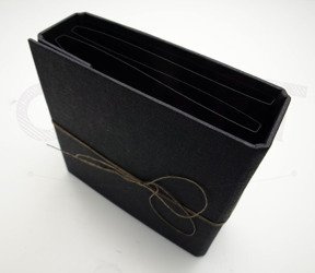 Album harmonijka w okładce - czarna