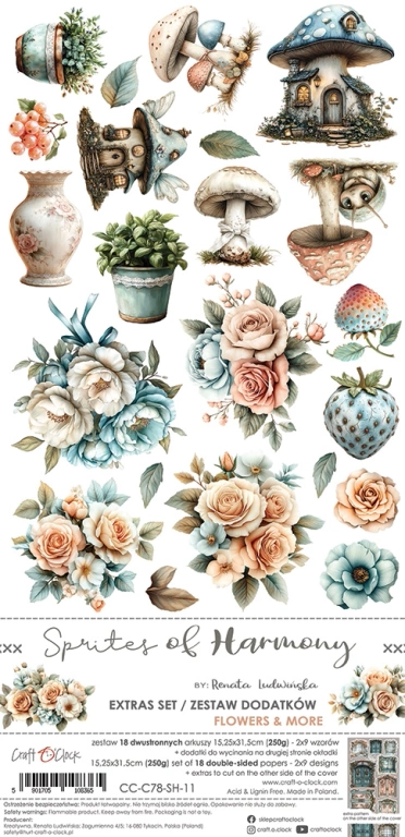 Sprites of Harmony - zestaw dodatków Flowers 15x30cm