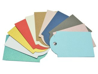 Tagi "2" bileciki zawieszki 4x6cm 20szt GoatBox