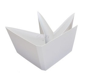 Baza albumowa 13x14cm harmonijka biała GoatBox