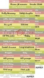 SWEET PRINCESS - arkusz z napisami