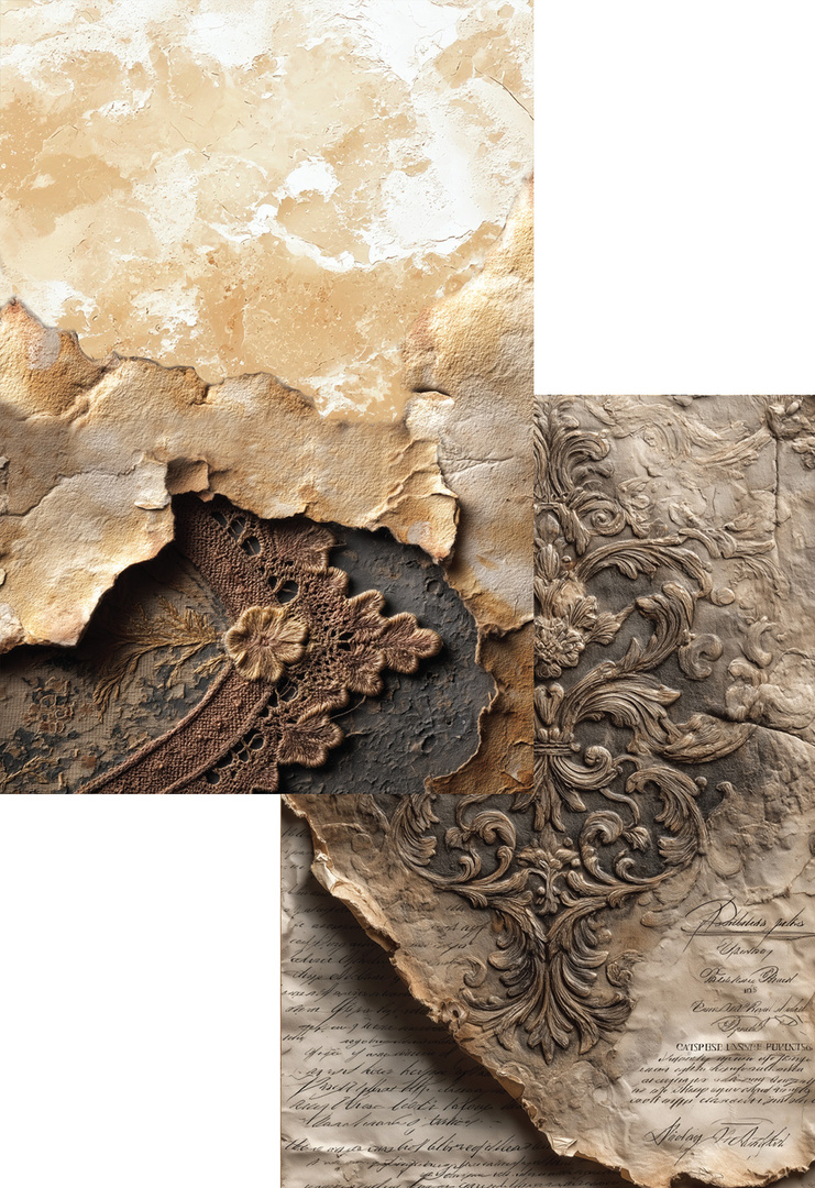 In silence - zestaw arkuszy A4