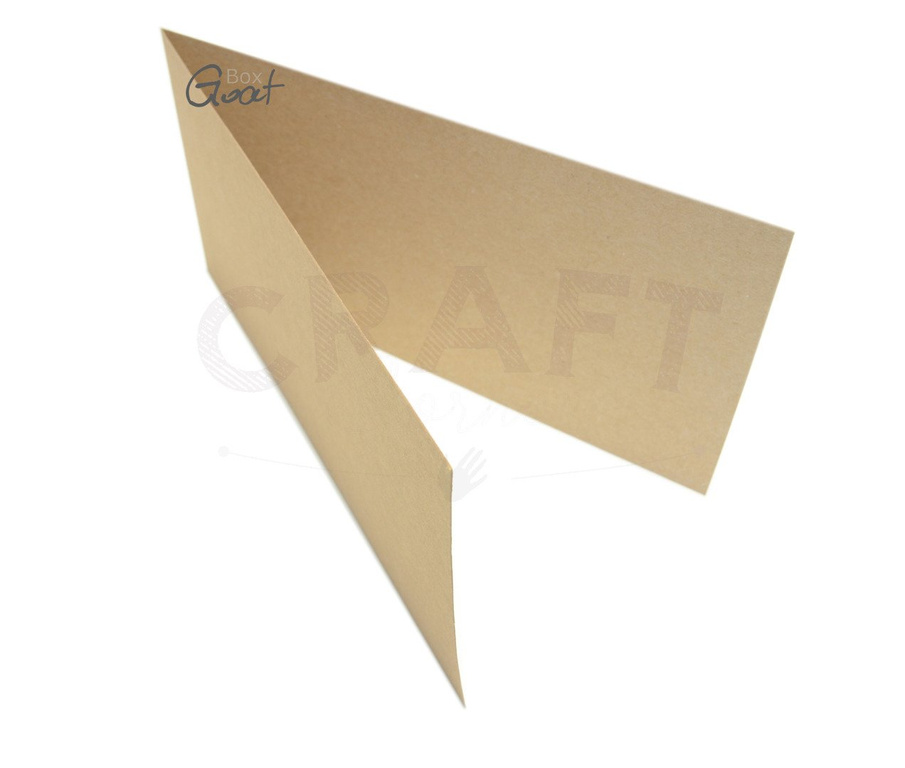 Baza kartki DL pozioma 9,9x21cm eco kraft GoatBox