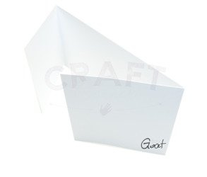 Baza kartki DL okiennica pozioma biała 10szt. GoatBox