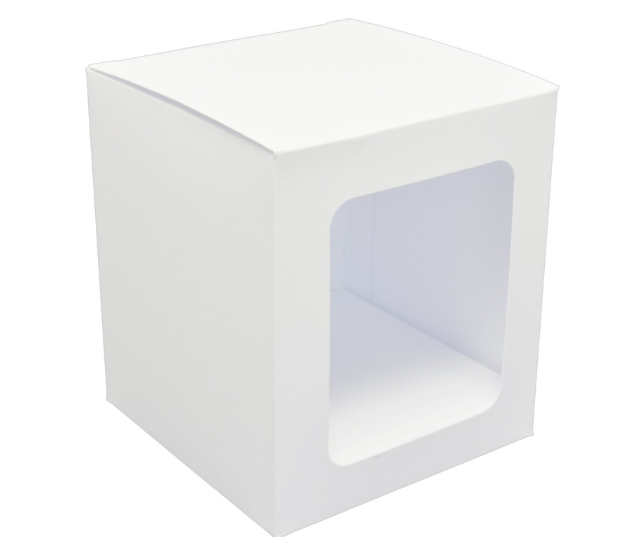 Pudełko na bombkę 10cm lub kubek białe GoatBox
