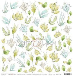 zestaw dodatków liście 08 -  do wycięcia