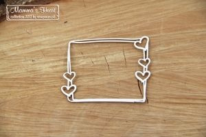 Mammas heart - mała prostokątna ramka