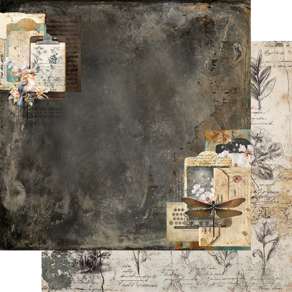 In silence - zestaw papierów 20x20cm