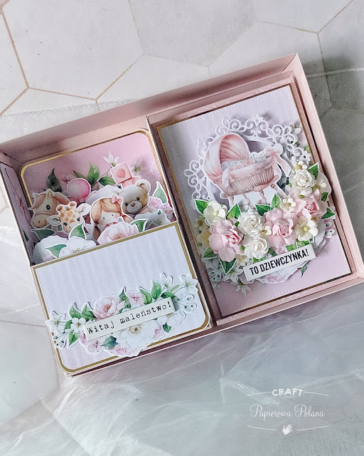 Baza kartki A6 różowa pastelowa GoatBox