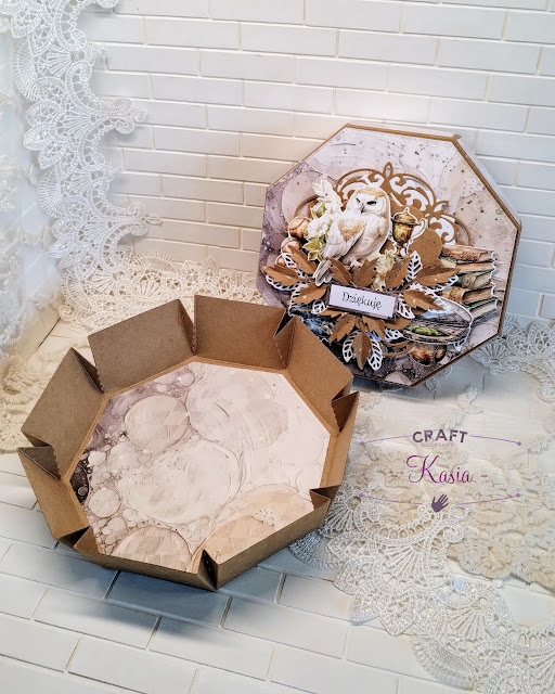 Pudełko ośmiokątne oktagon eco kraft GoatBox