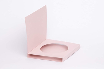 Baza ruchomej kartki Shadow Card 15cm pastelowa różowa KOŁO GoatBox