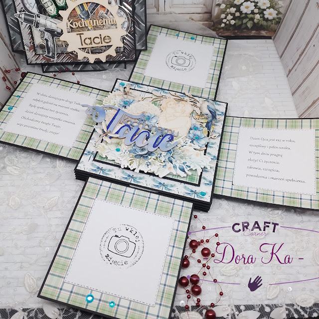 Slider Card baza ruchomej wysuwanej kartki czarna GoatBox