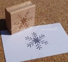 Stempel śniezynka I
