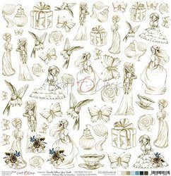 Lovely When You Smile arkusz do wycinania 30x30