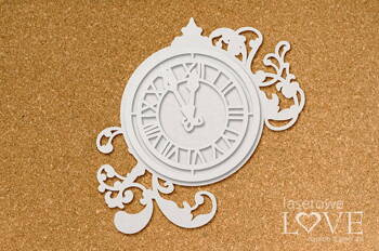 Zegar z ornamentami