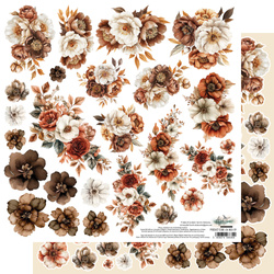 Behind Closed Doors - arkusz do wycinania Kwiaty 30x30cm