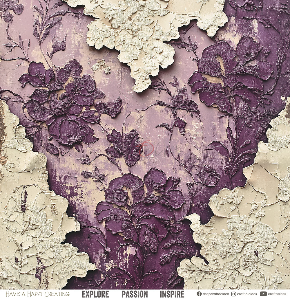 Plum & Caramel - zestaw papierów 30x30cm