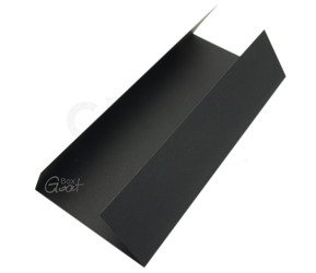 Baza kartki DL okiennica pionowa 9,9x21cm czarna matowa GoatBox