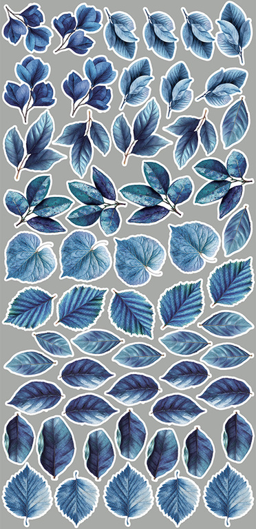 CREATIVE EXTRAS - MIX 04 - ALL LEAVES - zestaw dodatków 15x30cm