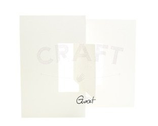 Baza kartki kwadratowa 15cm swing kremowa ecru GoatBox