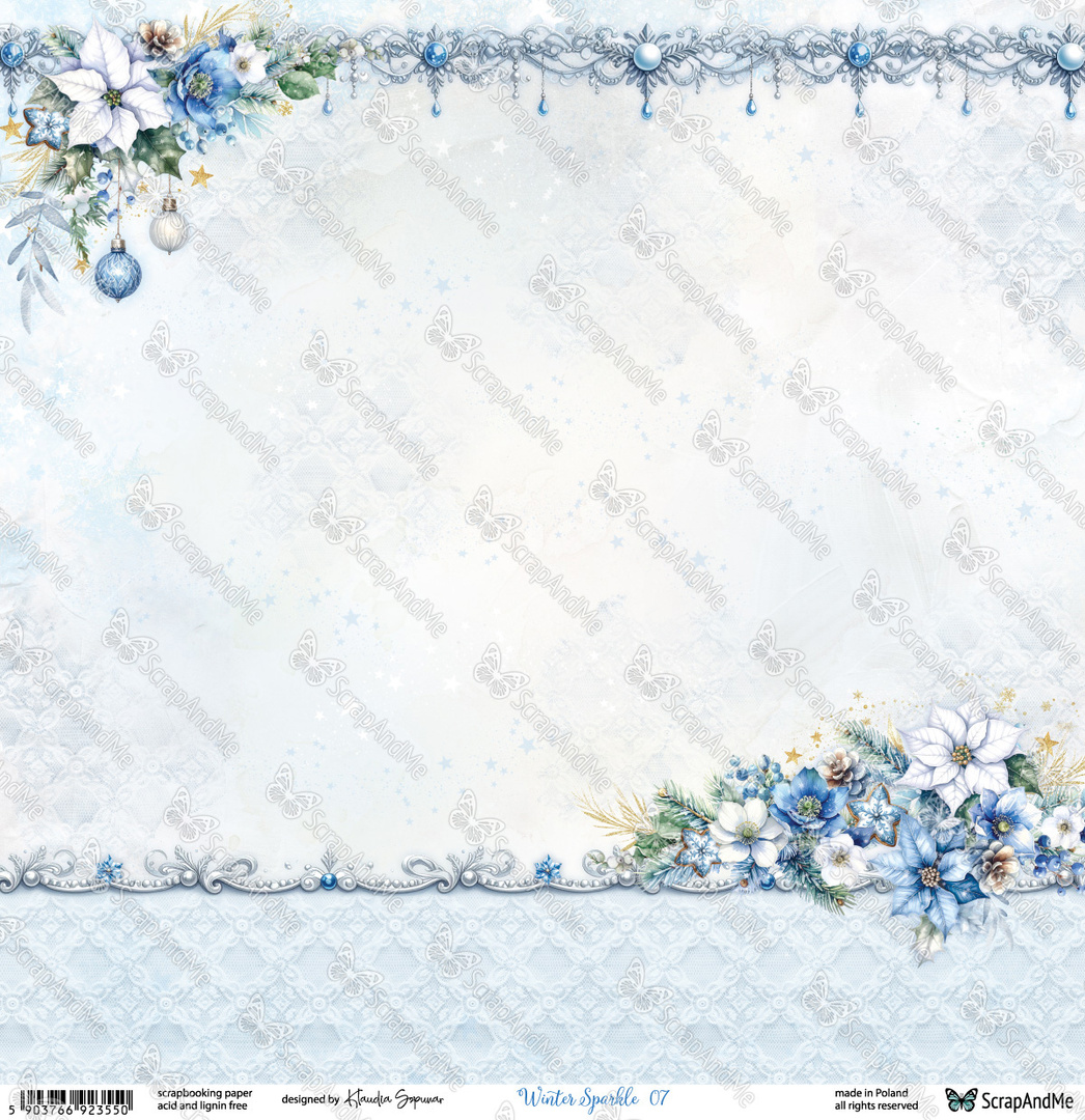 Arkusz Winter Sparkle 07/08