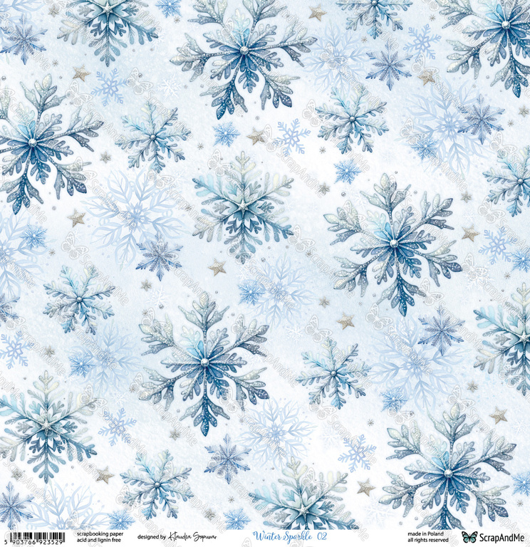 Arkusz Winter Sparkle 01/02