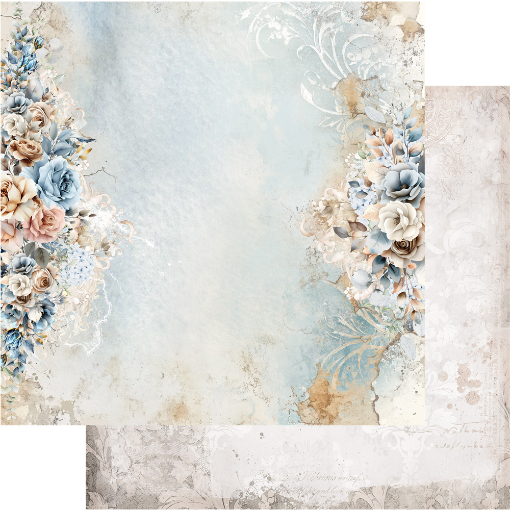 In Shades of Blue - zestaw papierów 15x15cm