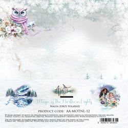 Magic of the Northern Lights - bloczek 15x15cm