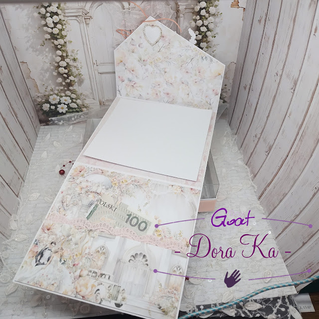 Baza kartki KOPERTÓWKA  biała GoatBox 15cm