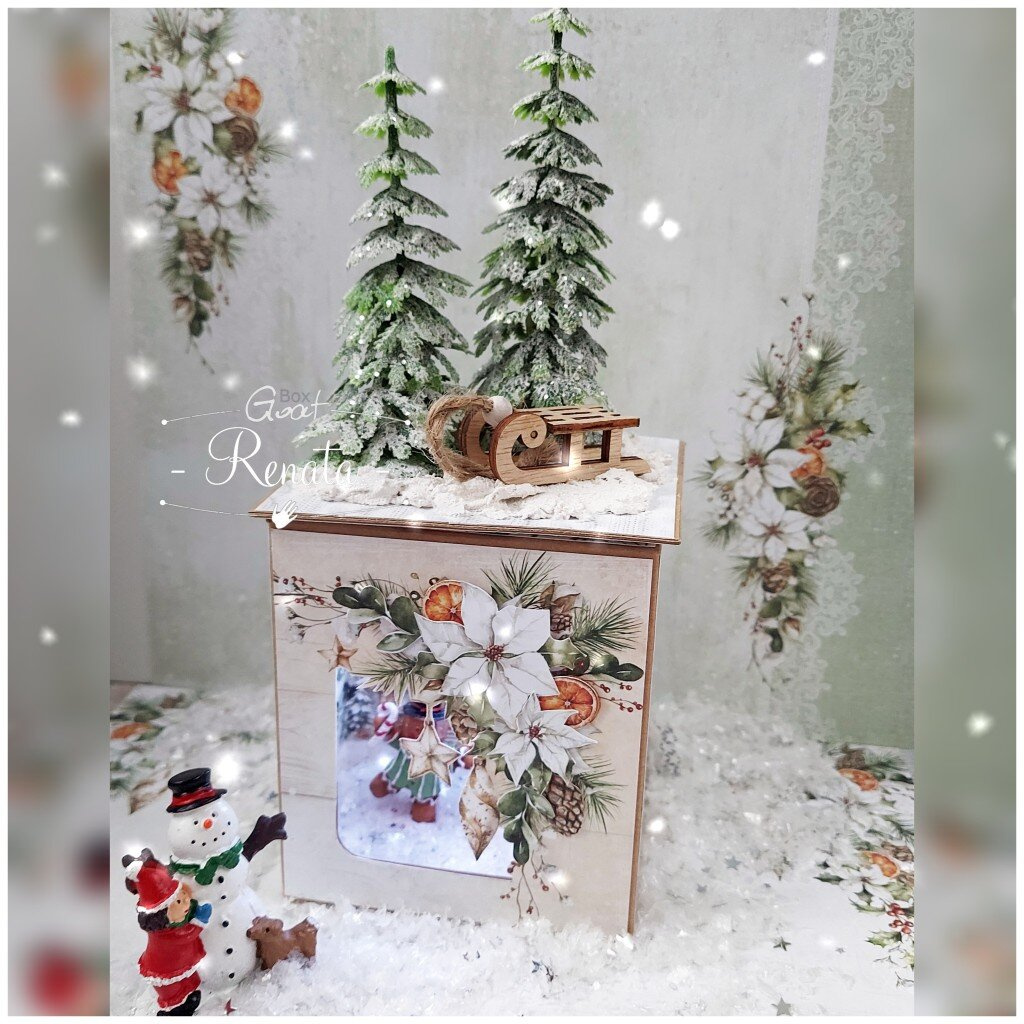 Pudełko na bombkę 10cm lub kubek eko kraft GoatBox