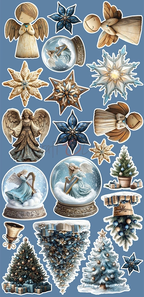 Jolly Season - zestaw dodatków Mix 15x30cm