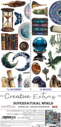 CREATIVE EXTRAS - MIX 03 - SUPERNATURAL WORLD - zestaw dodatków 15x30cm