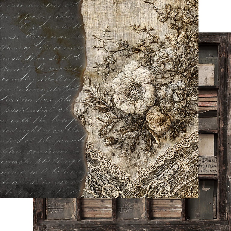 In silence - zestaw papierów 30x30cm