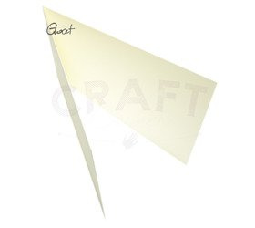 Baza kartki DL pozioma 9,9x21cm kremowa ecru GoatBox
