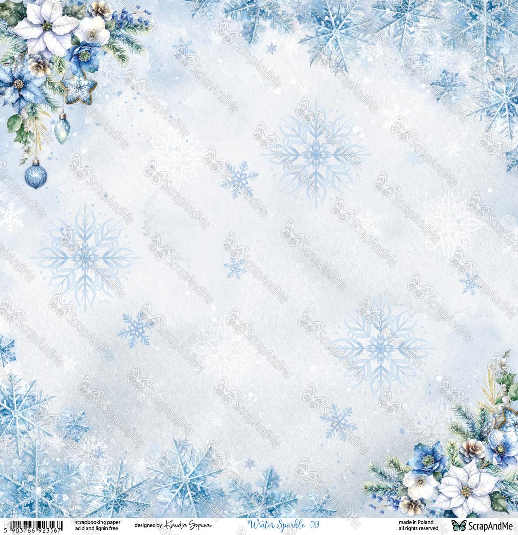 Arkusz Winter Sparkle 09/10