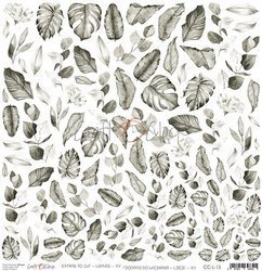 Liście 15 arkusz do wycinania 30x30