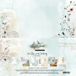 In the morning - bloczek 30x30cm