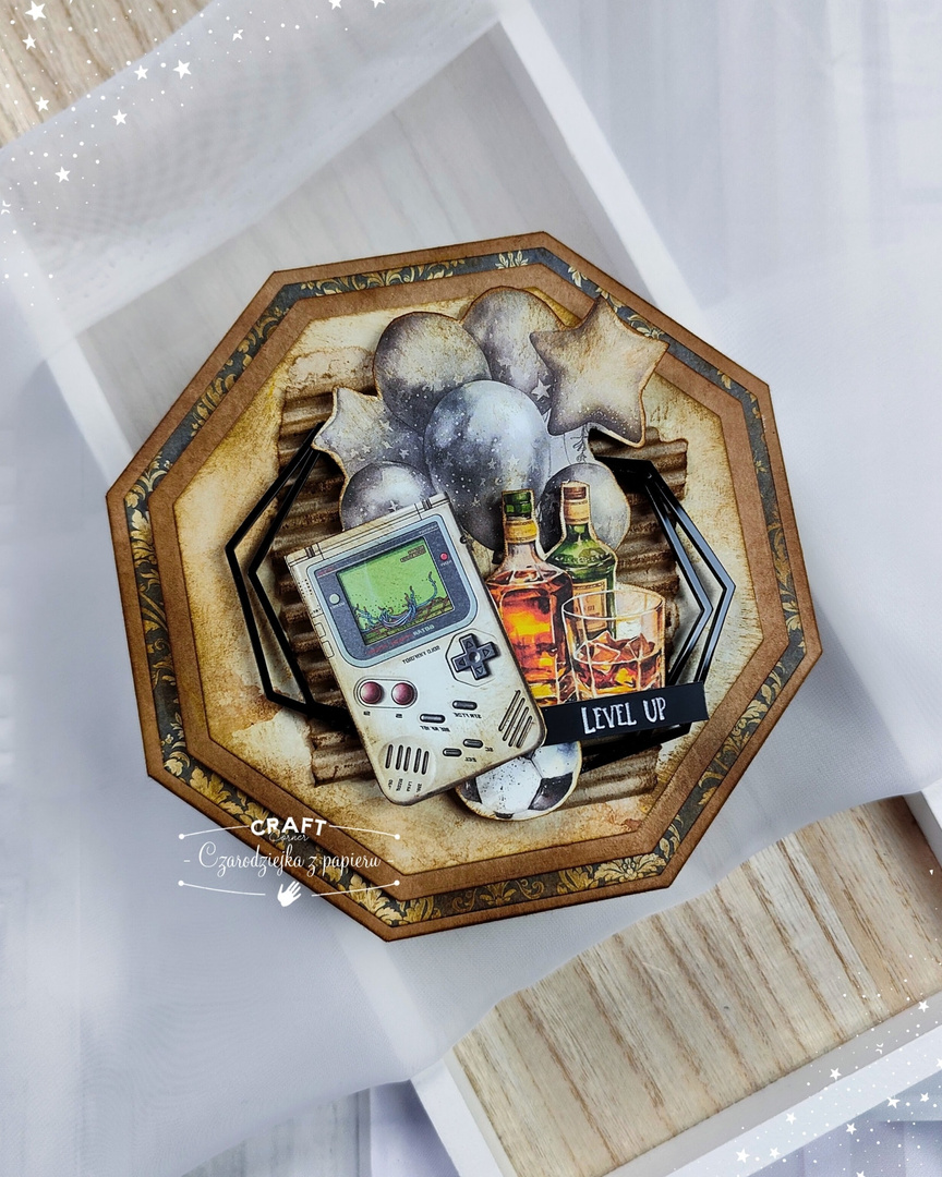 Pudełko ośmiokątne oktagon eco kraft GoatBox