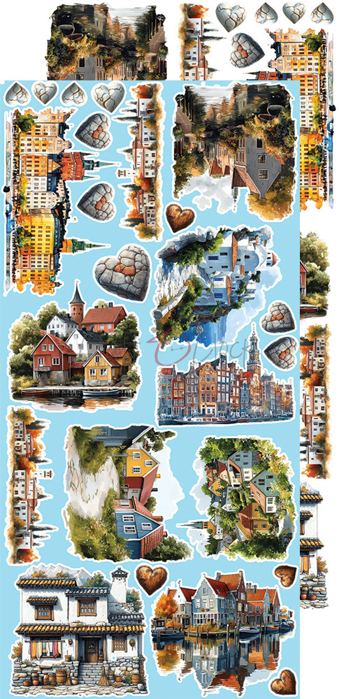 Summer Adventures - zestaw dodatków Chill 15x30cm