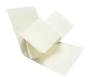 Baza kartki Twist Pop Up 15cm kremowe ecru GoatBox