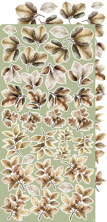 CREATIVE EXTRAS LEAVES #2 - zestaw dodatków Liście 15x30cm