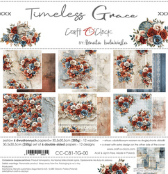 Timeless Grace - zestaw papierów 30x30cm