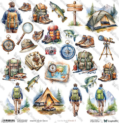 Arkusz do wycinania  Elements 8 30x30cm