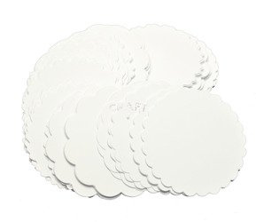 Serwetki 7,8cm  mix zestaw białych 100szt  GoatBox