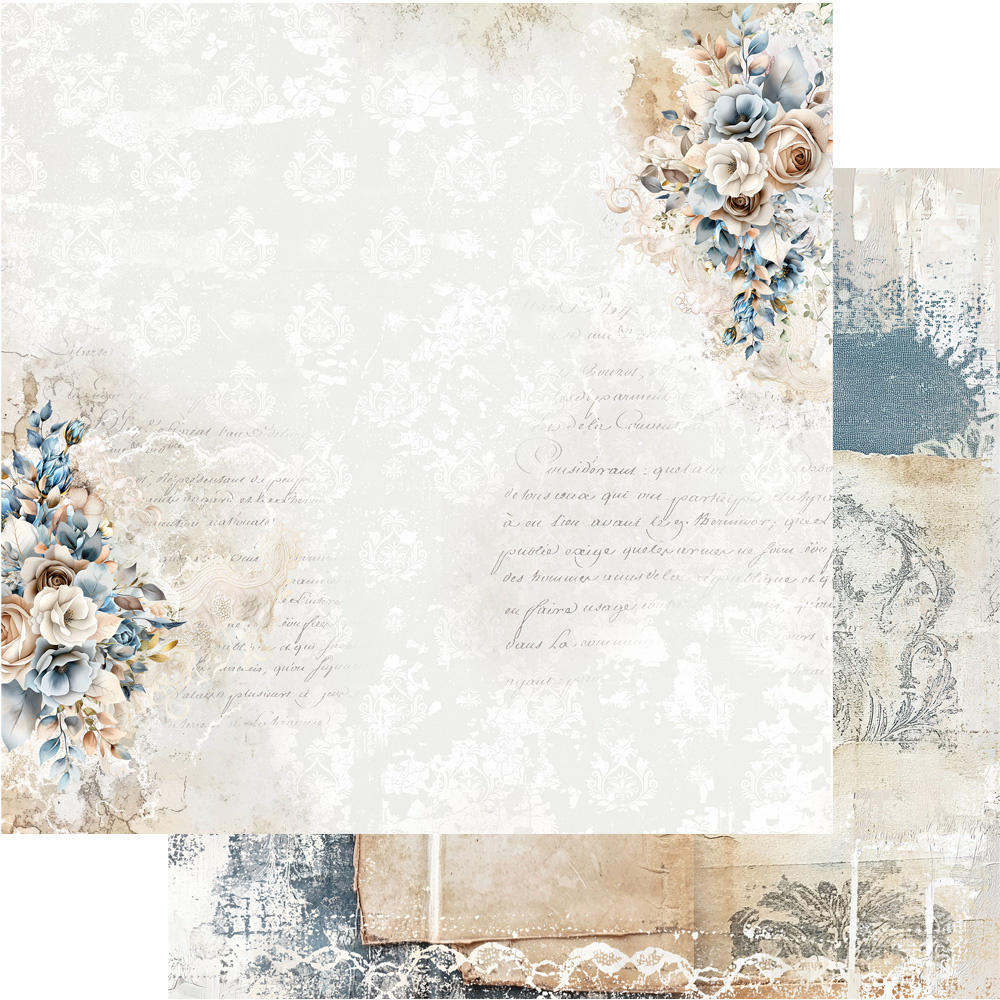 In Shades of Blue - zestaw papierów 15x15cm