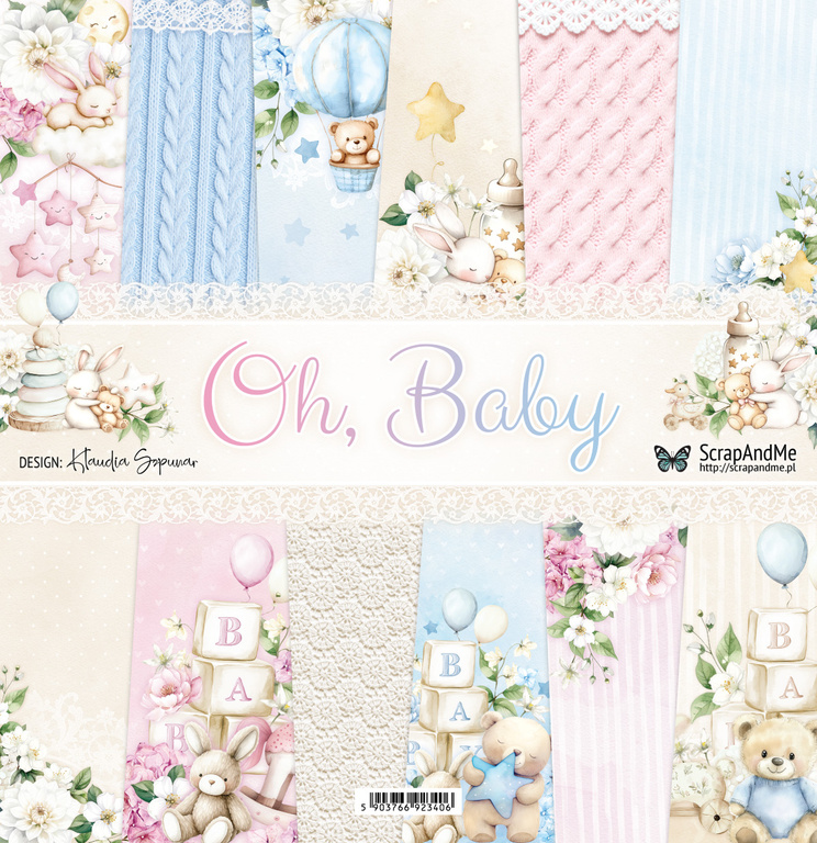 Oh, Baby - zestaw papierów 30x30cm