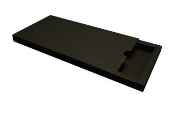 Pudełko szufladkowe na voucher czarne matowe GoatBox